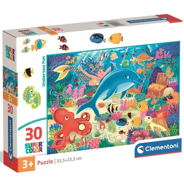 Clementoni 20837 - Vízalatti móka - 30 db-os puzzle