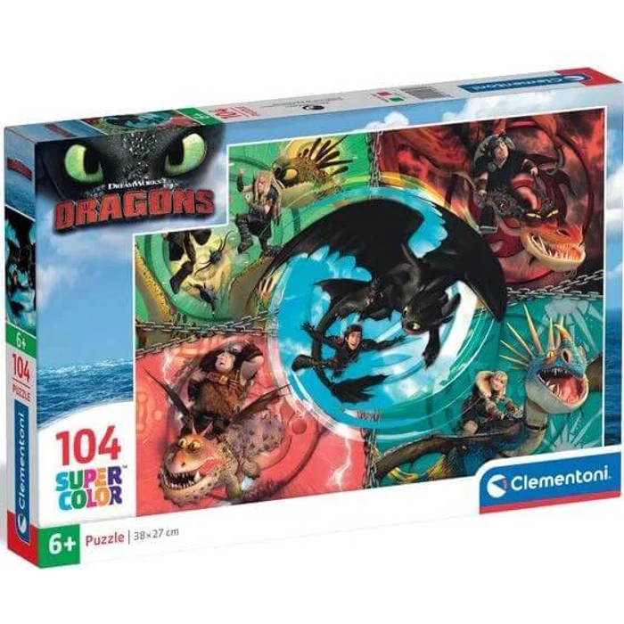 Clementoni 25035 - Így neveld a sárkányodat - 104 db-os puzzle