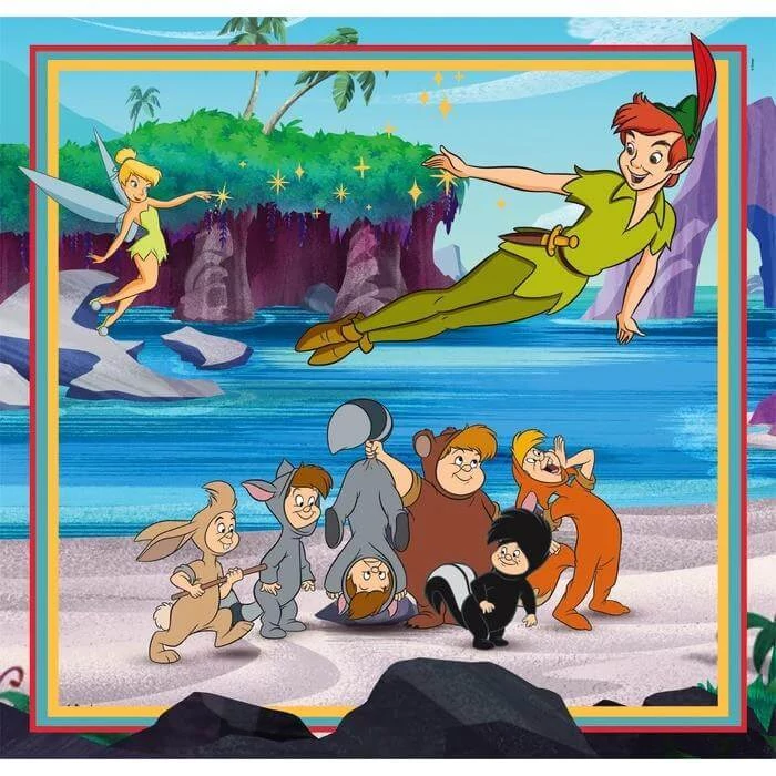 Clementoni 25302 - Disney klasszikusok - 3 x 48 db-os puzzle
