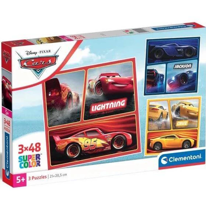 Clementoni 25305 - Verdák - 3 x 48 db-os puzzle
