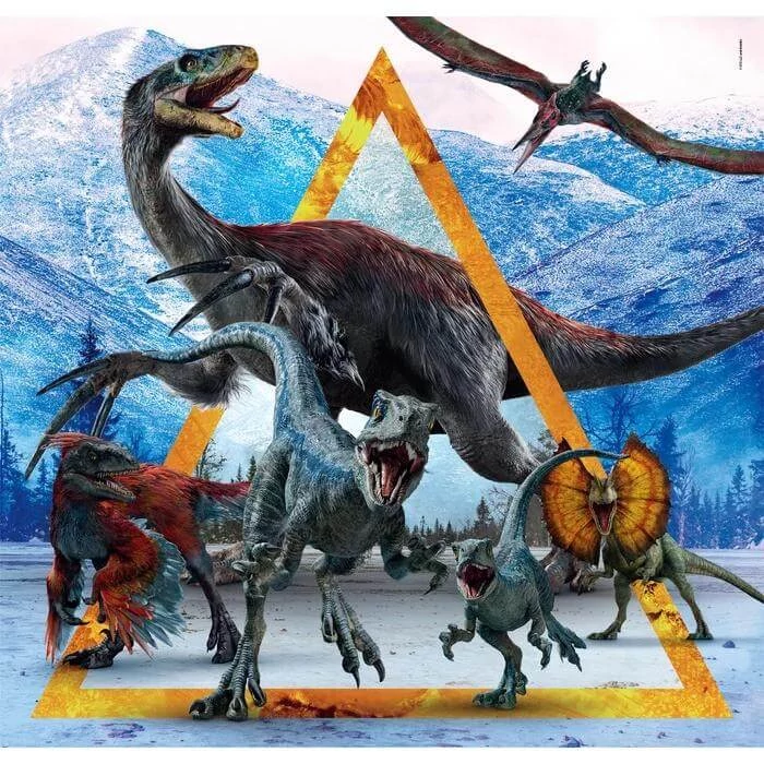 Clementoni 25314 - Jurassic World - 3 x 48 db-os puzzle