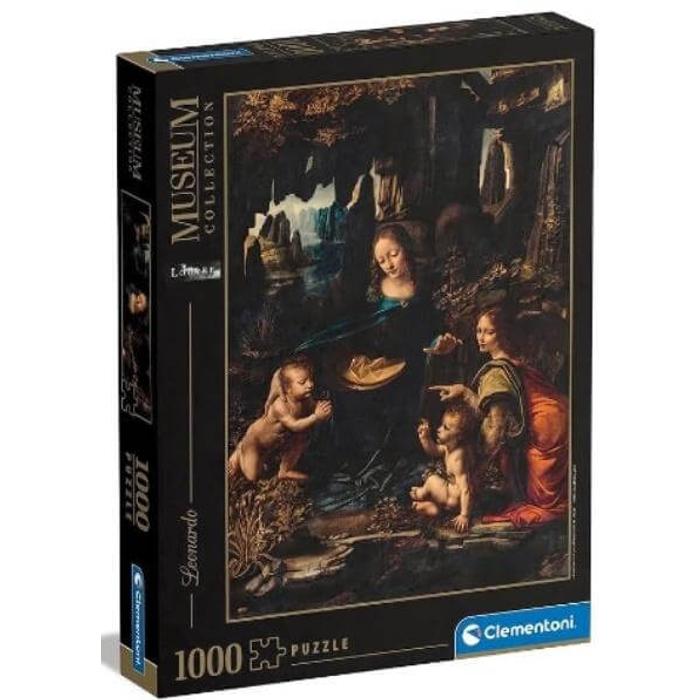 Clementoni 37088 - Museum Collection - Leonardo Da Vinci - Sziklás Madonna - 1000 db-os puzzle