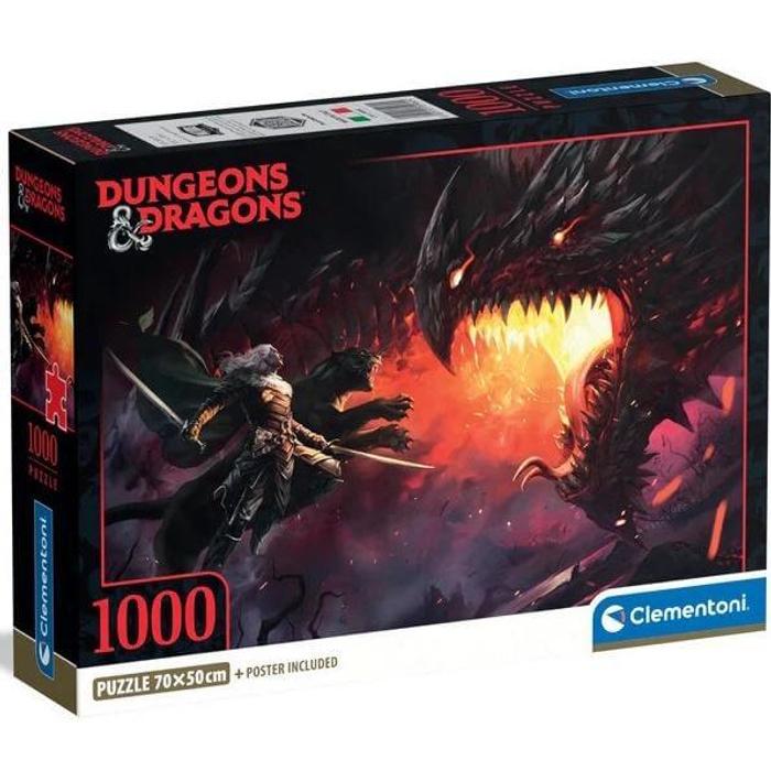 Clementoni 39960 - Dungeons and Dragons - 1000 db-os puzzle