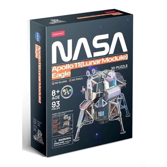 CubicFun DS1058 - NASA - Apollo 11 Lunar Module - 93 db-os 3D puzzle