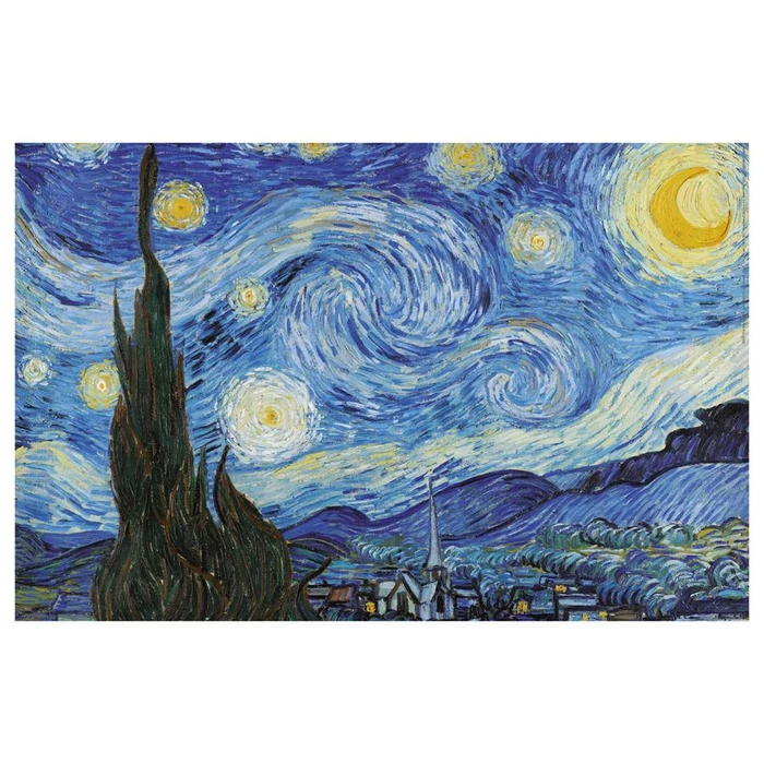 Educa 20247 - Miniature puzzle - Csillagos éj, Van Gogh - 1000 db-os puzzle
