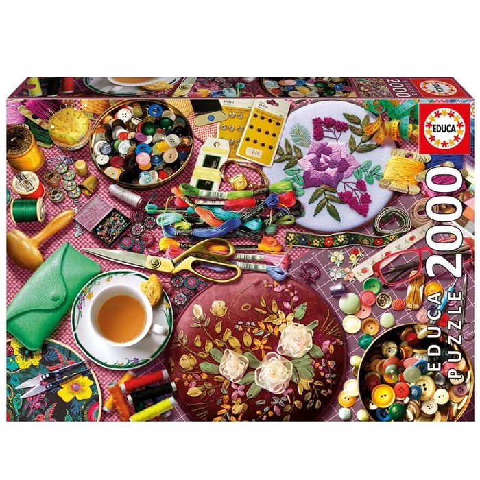 Educa 20263 - A varróasztal - 2000 db-os puzzle