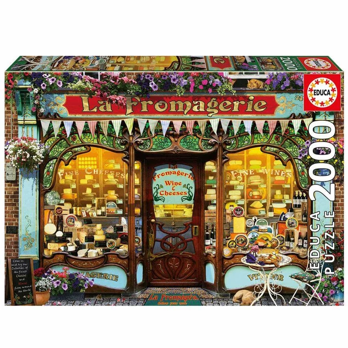 Educa 20264 - Különleges sajtok boltja - 2000 db-os puzzle
