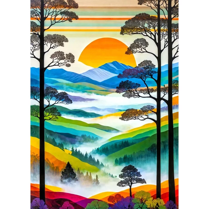 Enjoy 2264 - Hilltops Breeze - 1000 db-os puzzle