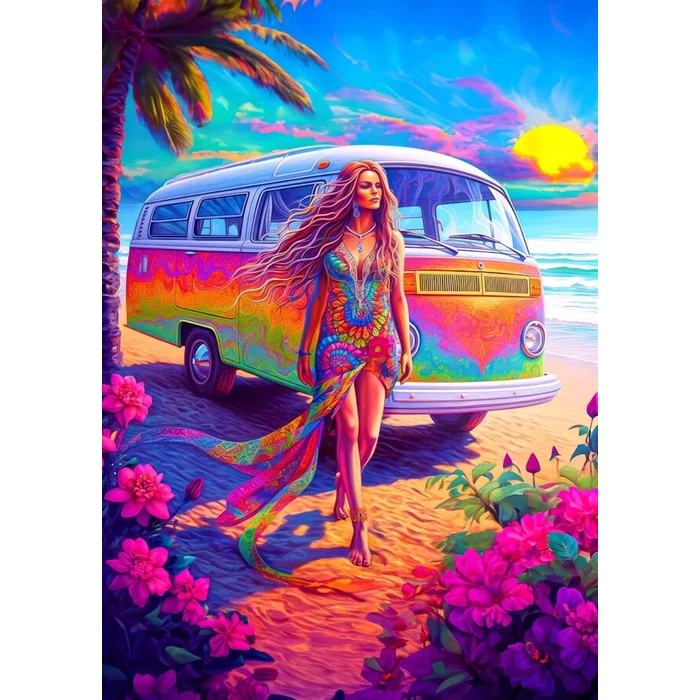 Enjoy 2287 - Hippie at Heart - 1000 db-os puzzle