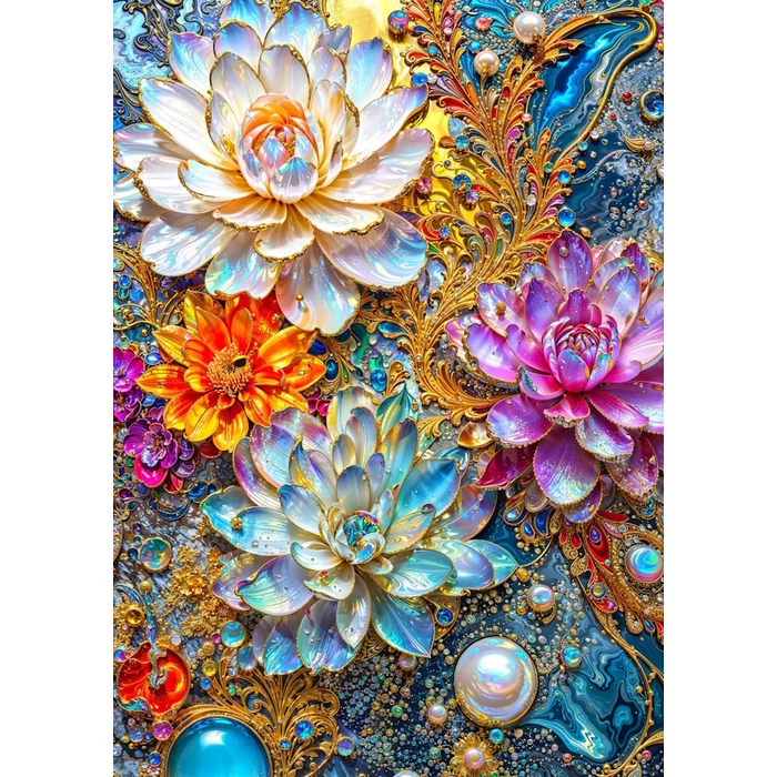 Enjoy 2244 - Pearlescent Waterlilies - 1000 db-os puzzle