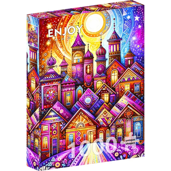 Enjoy 2268 - Violet Town - 1000 db-os puzzle