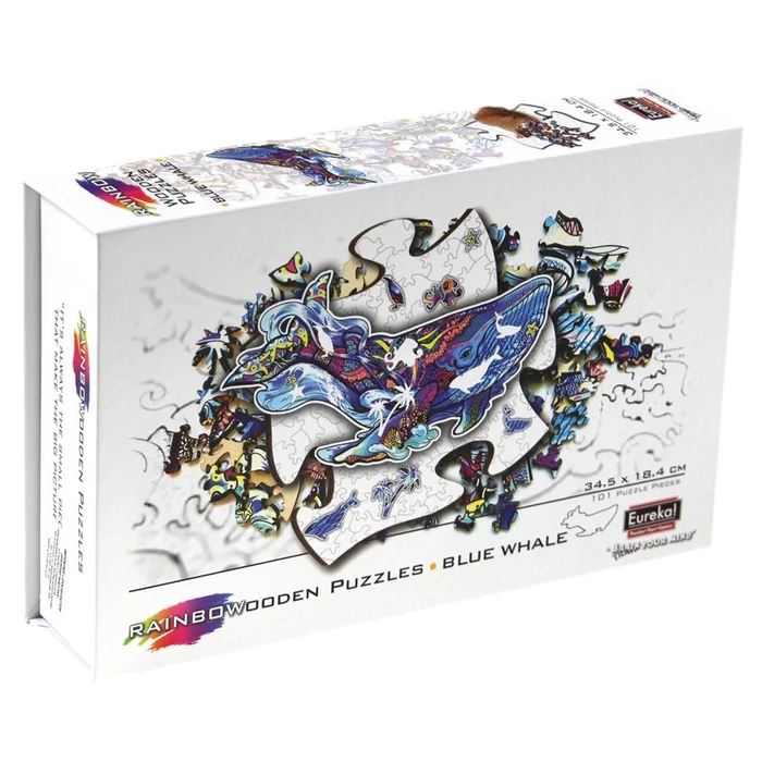 Eureka EUR34663 - Bálna - 101 db-os Rainbow Fa puzzle