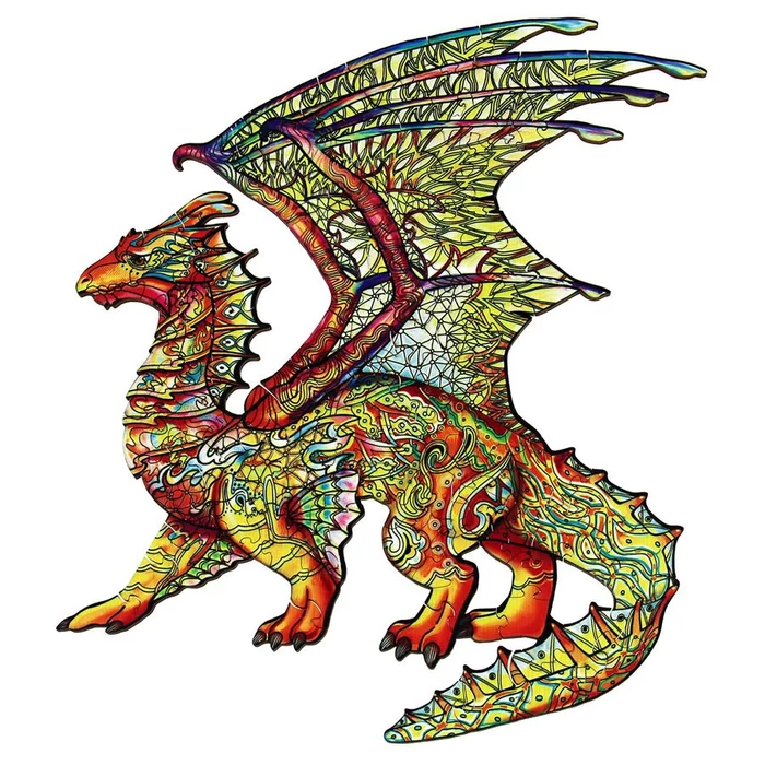Eureka EUR34667 - Sárkány - 104 db-os Rainbow Fa puzzle