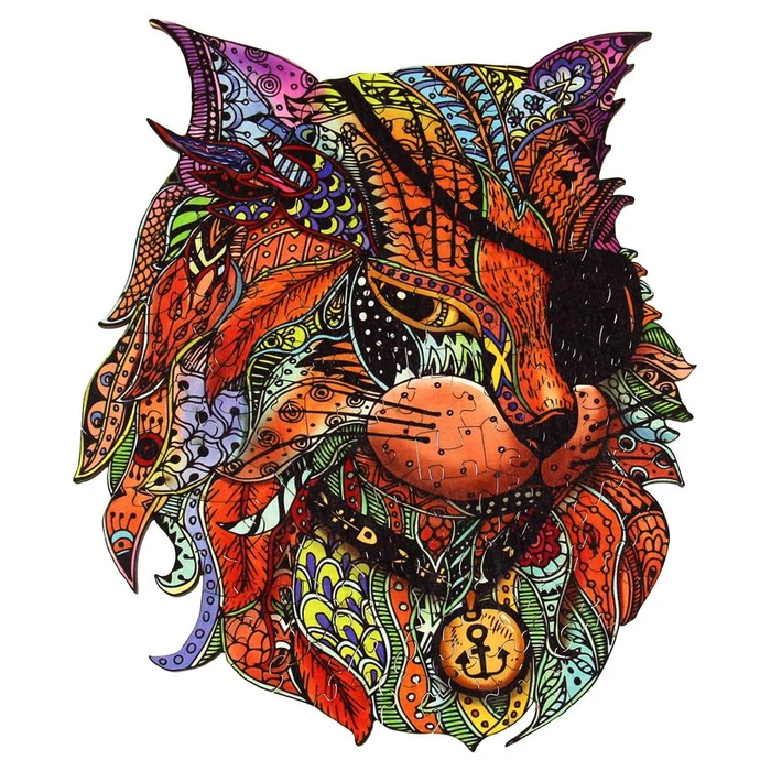 Eureka EUR34637 - Kalóz cica - 116 db-os Rainbow Fa puzzle