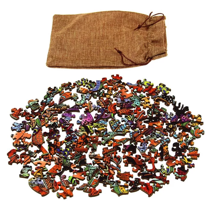 Eureka EUR34637 - Kalóz cica - 116 db-os Rainbow Fa puzzle