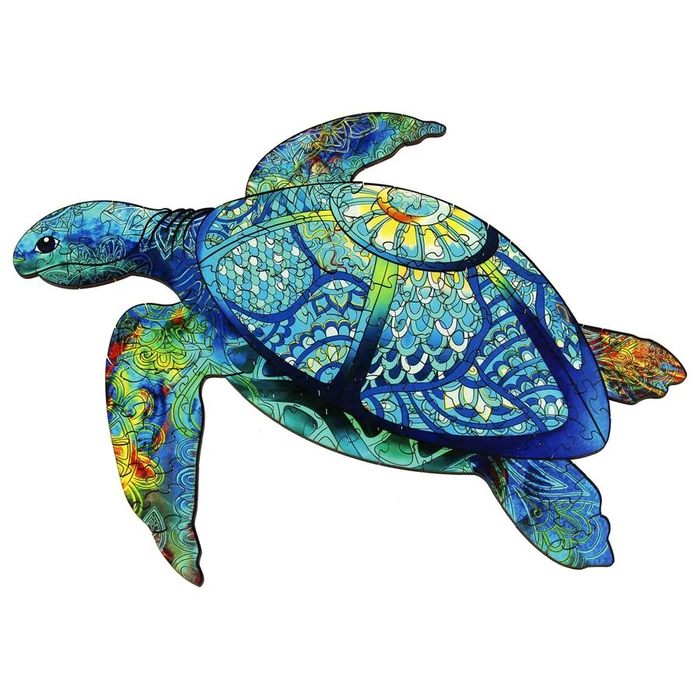 Eureka EUR34662 - Teknős - 125 db-os Rainbow Fa puzzle