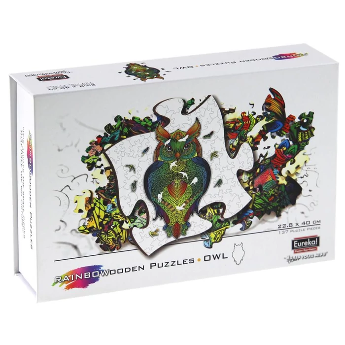 Eureka EUR34659 - Bagoly - 137 db-os Rainbow Fa puzzle