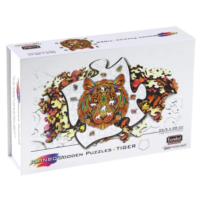 Eureka EUR34635 - Tigris - 138 db-os Rainbow Fa puzzle