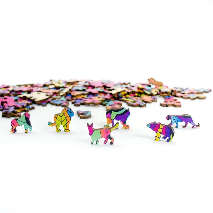 Eureka EUR34635 - Tigris - 138 db-os Rainbow Fa puzzle