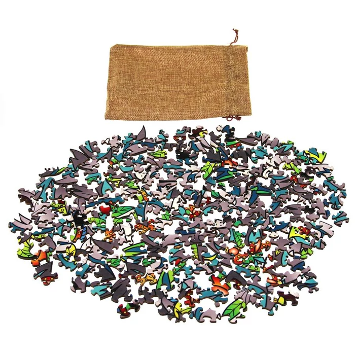 Eureka EUR34636 - Farkas - 180 db-os Rainbow Fa puzzle