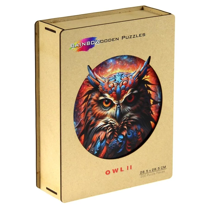 Eureka EUR34671 - Bagoly 2 - 200 db-os Rainbow Fa puzzle