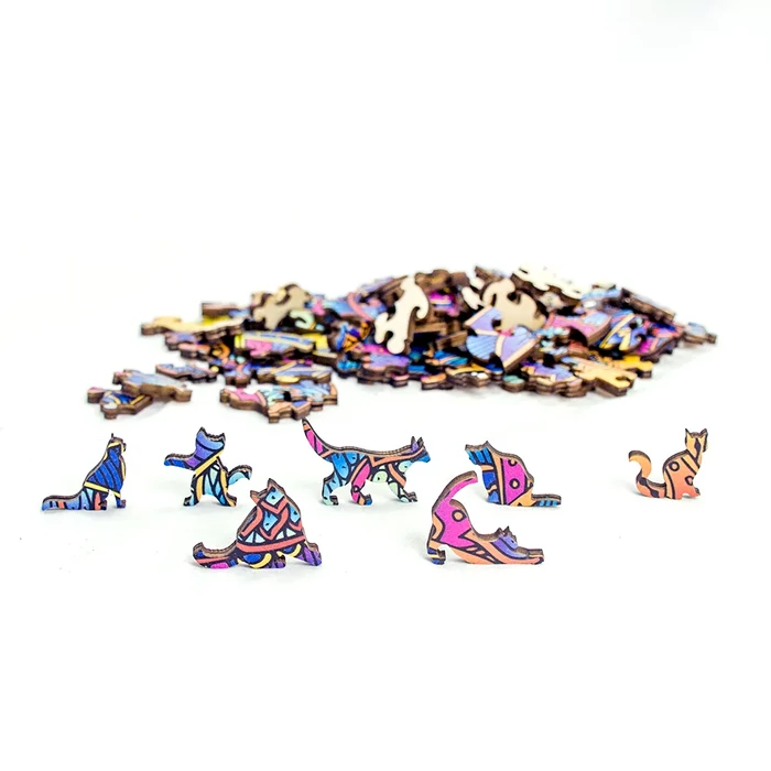 Eureka EUR34657 - Cica - 99 db-os Rainbow Fa puzzle