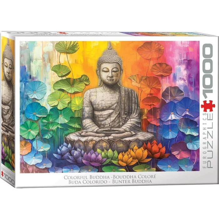 EuroGraphics 6000-5925 - Colorful Buddha - 1000 db-os puzzle