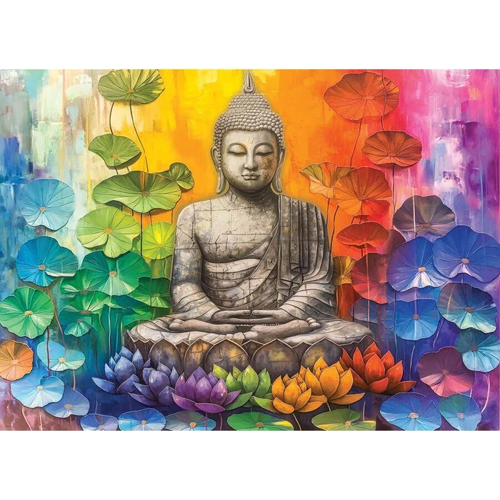 EuroGraphics 6000-5925 - Colorful Buddha - 1000 db-os puzzle