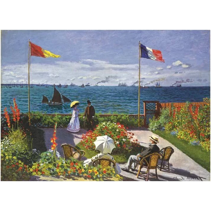 EuroGraphics 6000-6039 - Garden at Sainte-Adress, Monet - 1000 db-os puzzle