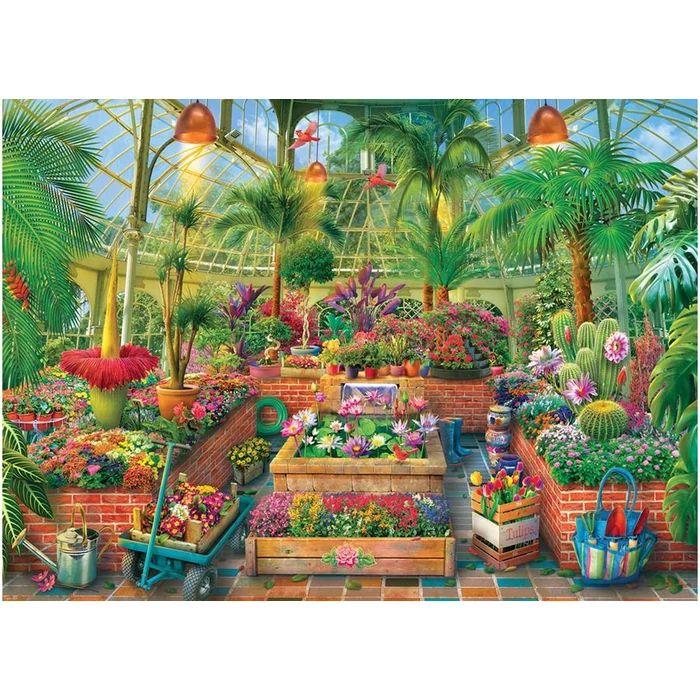EuroGraphics 6000-6013 - Greenhouse Garden - 1000 db-os puzzle