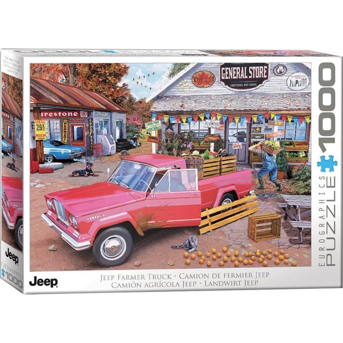 EuroGraphics 6000-5703 - Jeep Farmer Truck  - 1000 db-os puzzle