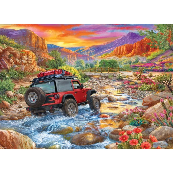 EuroGraphics 6000-5998 - Jeep - Rocky Ride, C.Bigelow - 1000 db-os puzzle