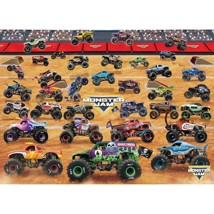 EuroGraphics 6000-5944 - Monster Jam Truck Lineup - 1000 db-os puzzle