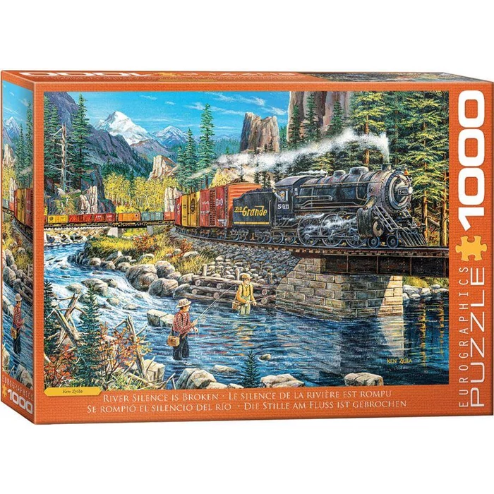 EuroGraphics 6000-5877 - River Silence is Broken by Ken Zylla   - 1000 db-os puzzle