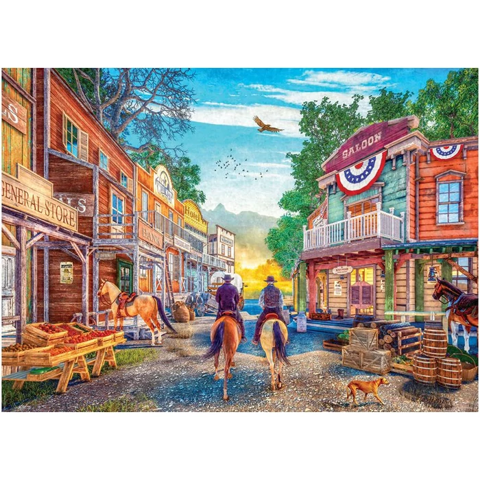 EuroGraphics 6000-6028 - Wild West County, Davison - 1000 db-os puzzle