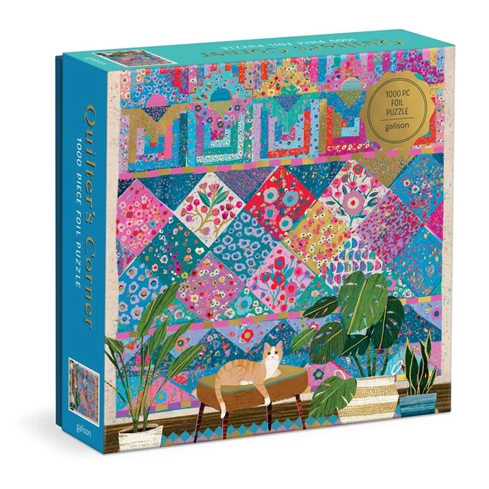 Galison 84668 - Quilter's Corner, Victoria Ball - 1000 db-os Fóliás puzzle