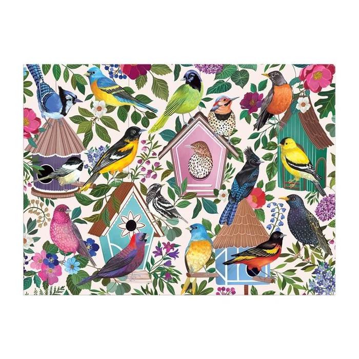Galison 84644 - Birdhouse Lane - 1000 db-os puzzle