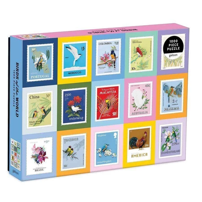 Galison 65186 - Birds of the World - 1000 db-os puzzle