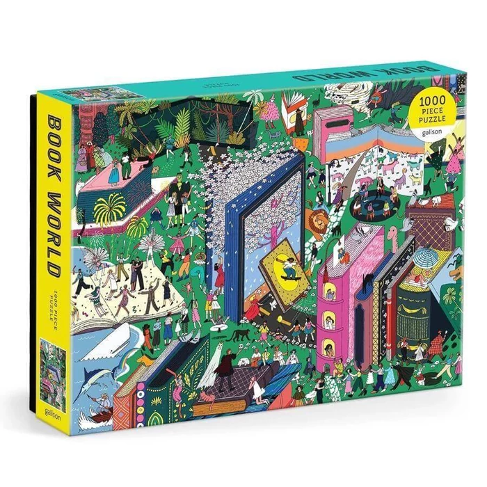 Galison 75529 - Book World - 1000 db-os puzzle