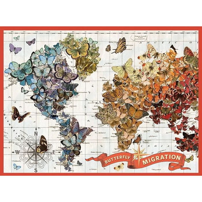 Galison 40084 - Butterfly Migration, Wendy Gold - 1000 db-os puzzle