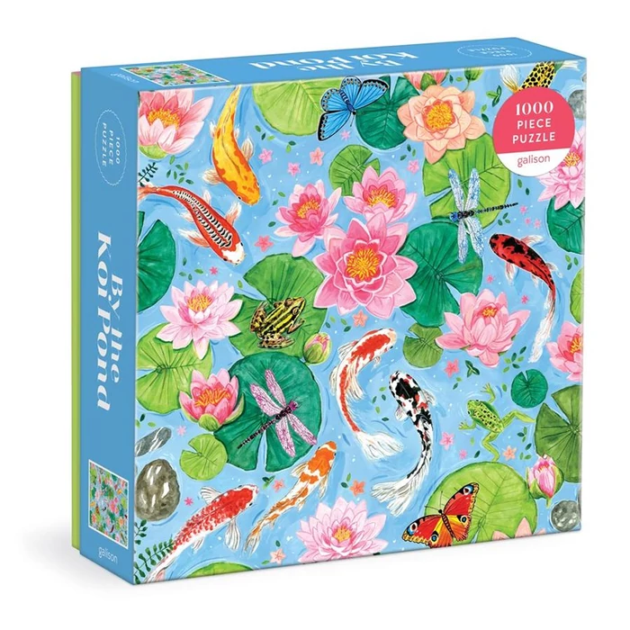 Galison 76489 - By The Koi Pond  - 1000 db-os puzzle