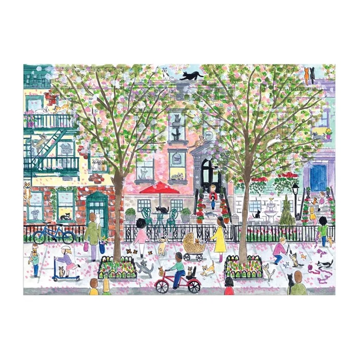 Galison 84842 - Cats In The City, Michael Storrings - 1000 db-os puzzle