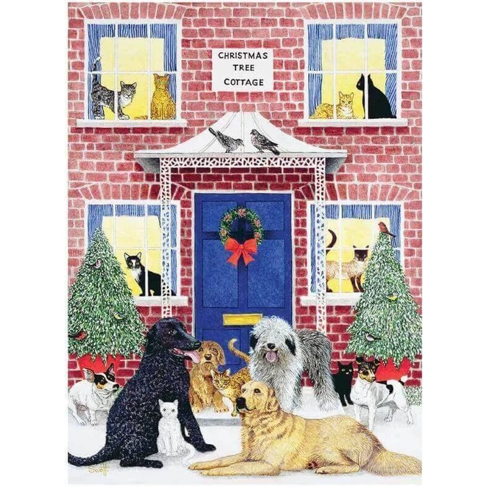 Galison 56887 - Christmas Cottage - 1000 db-os puzzle