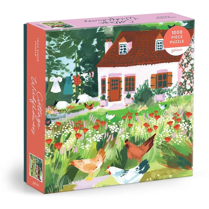 Galison 84088 - Cottage Wildflowers  - 1000 db-os puzzle