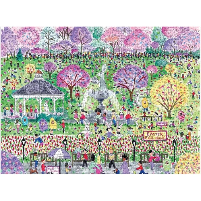 Galison 81551 - Easter Egg Hunt, Michael Storrings - 1000 db-os puzzle