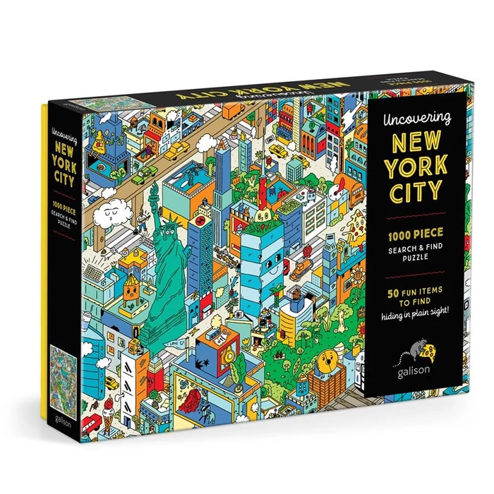 Galison 81582 - Fedezd fel! - New York City - 1000 db-os puzzle