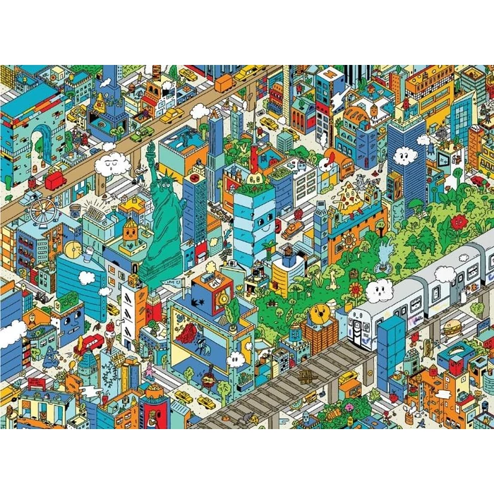 Galison 81582 - Fedezd fel! - New York City - 1000 db-os puzzle