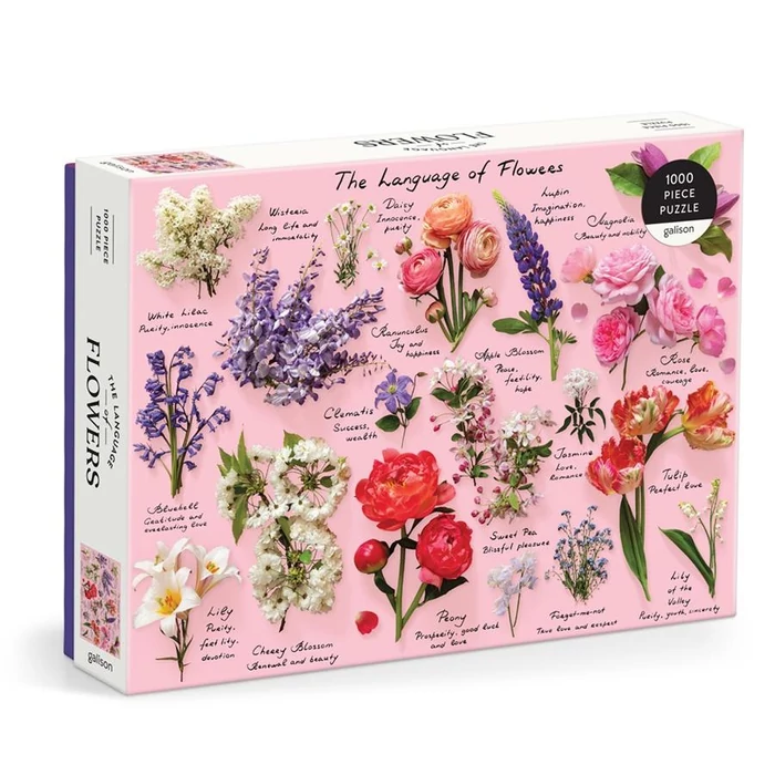 Galison 79275 - Language of Flowers - 1000 db-os puzzle