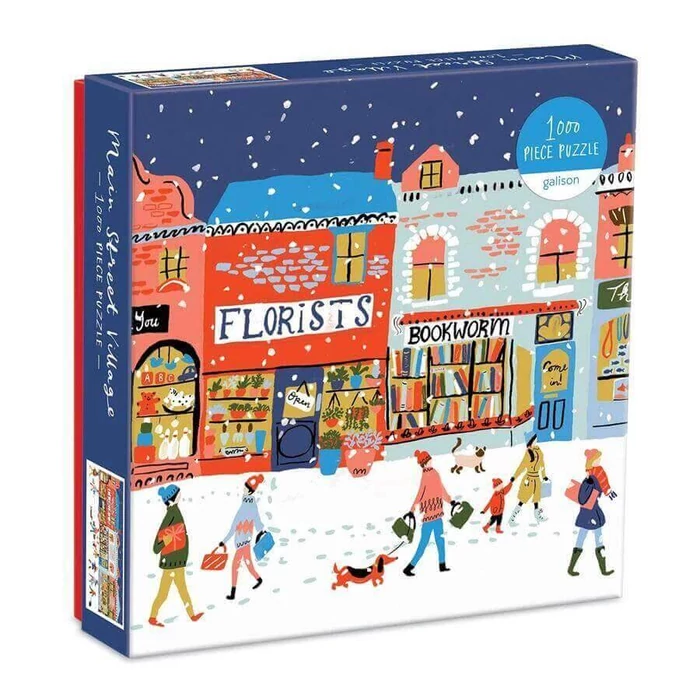Galison 61997 - Main Street Village - 1000 db-os puzzle