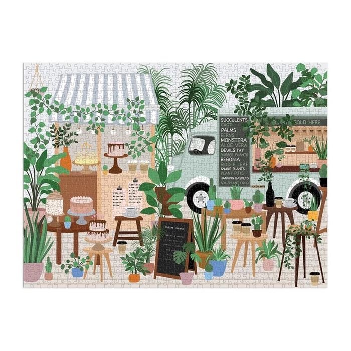 Galison 71903 - Plant Cafe - 1000 db-os puzzle